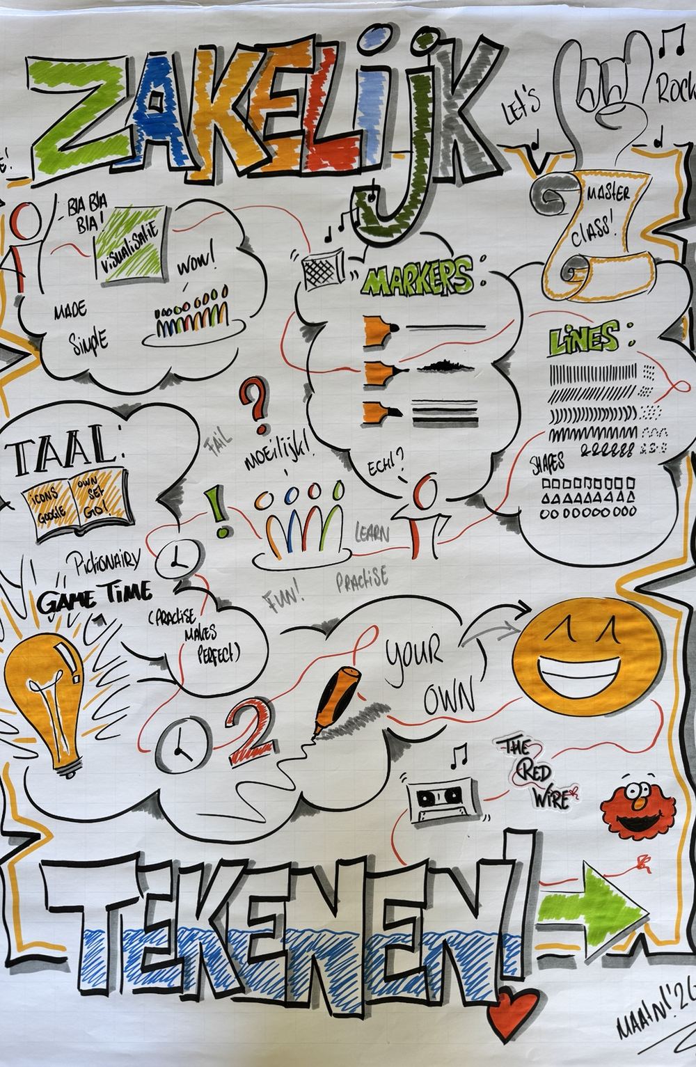 Werkvisual uit een sessie